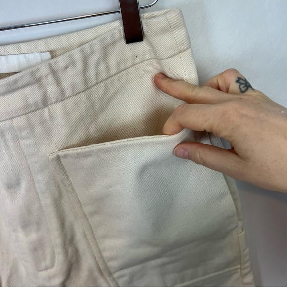 Phoebe English cream side pockets Jean M - Picture 3 of 12